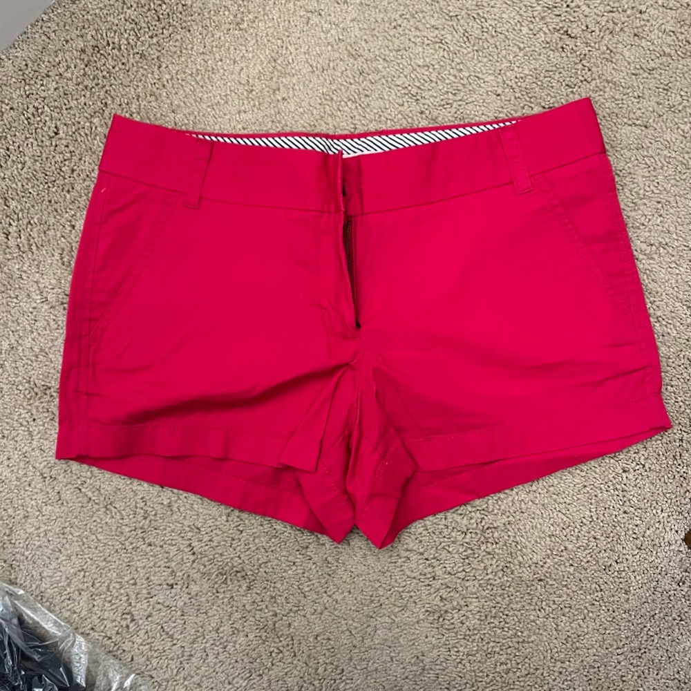 J.Crew Factory Chino Shorts Dark Pink Size 6